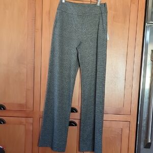 New CAbi Bond Trouser Glen Plaid Wide Leg Pants 8 Long
